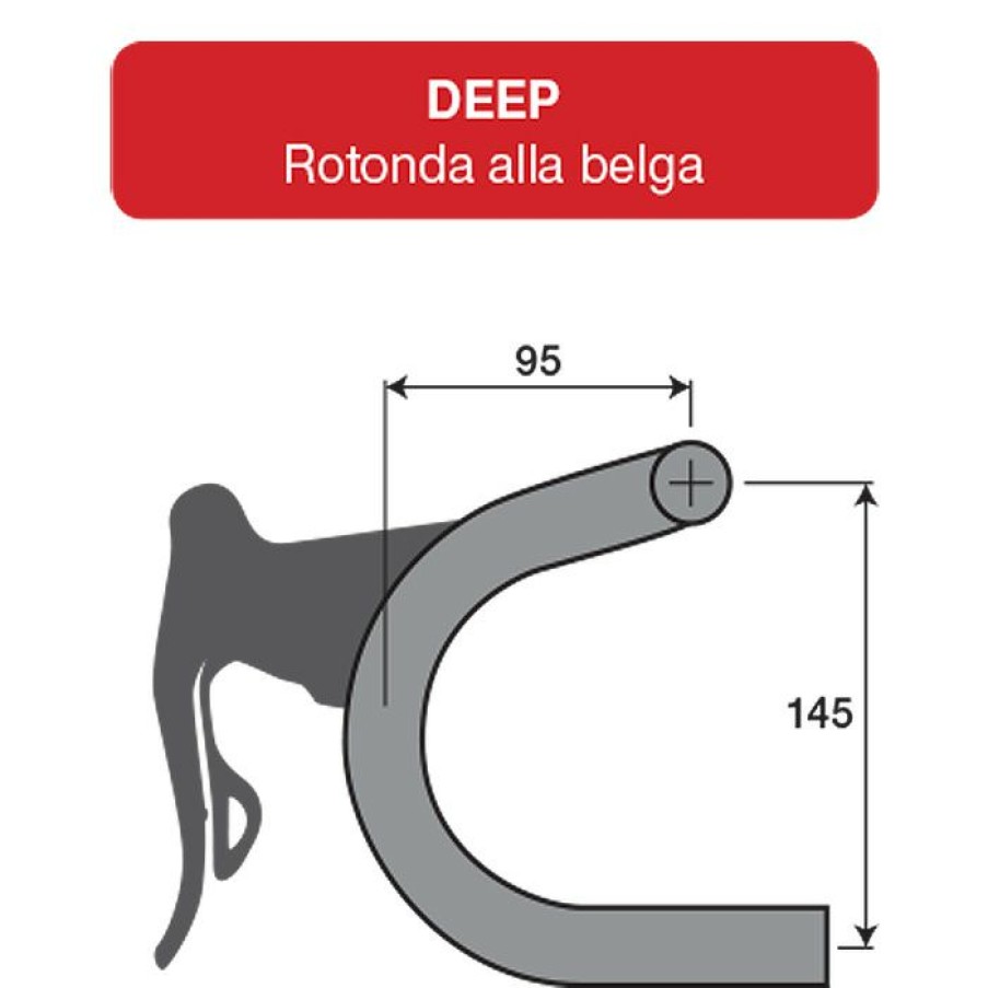 Handlebars * | Deda Zero100 Deep Bar Premium