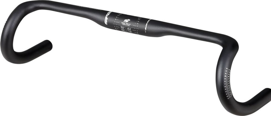 Handlebars * | Lower Price Spank Wing 12 Vibrocore Drop Bar:Black/Black:44Cm