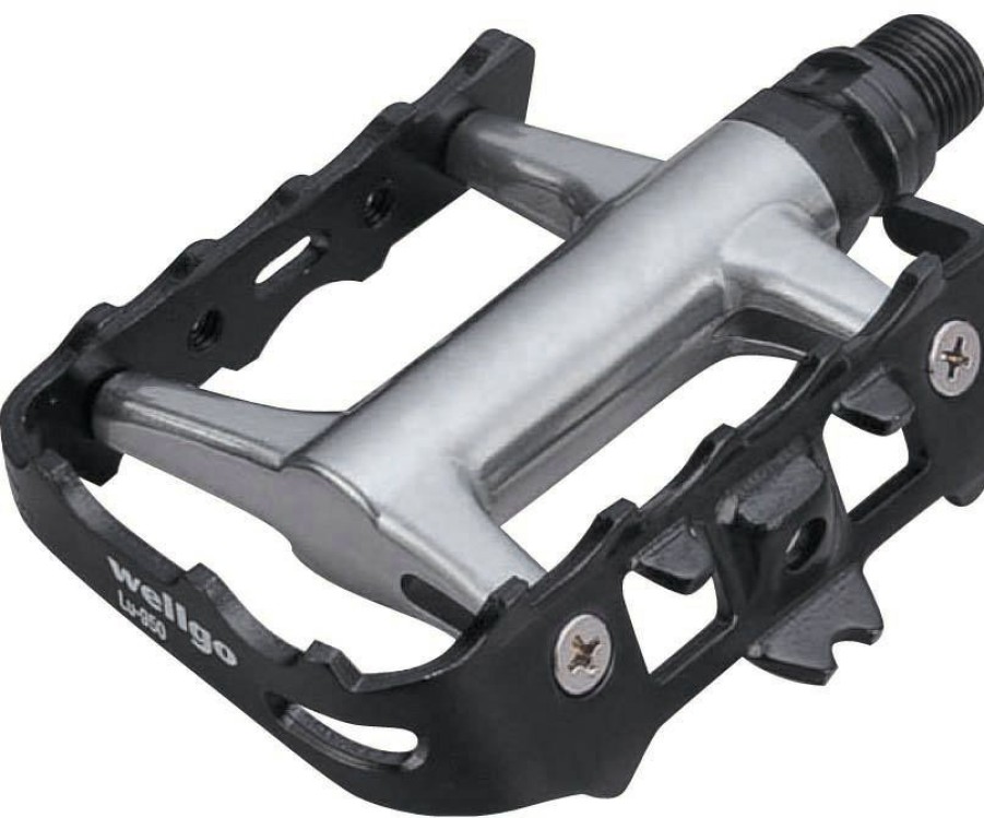 Pedals * | Hot Sale Wellgo Lu 950 Alloy Flat Pedals